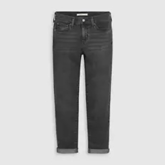 Levi's  BOYFRIEND MID RISE WOMEN'S JEANS, 32, Black/Gray - Picture 3 of 8